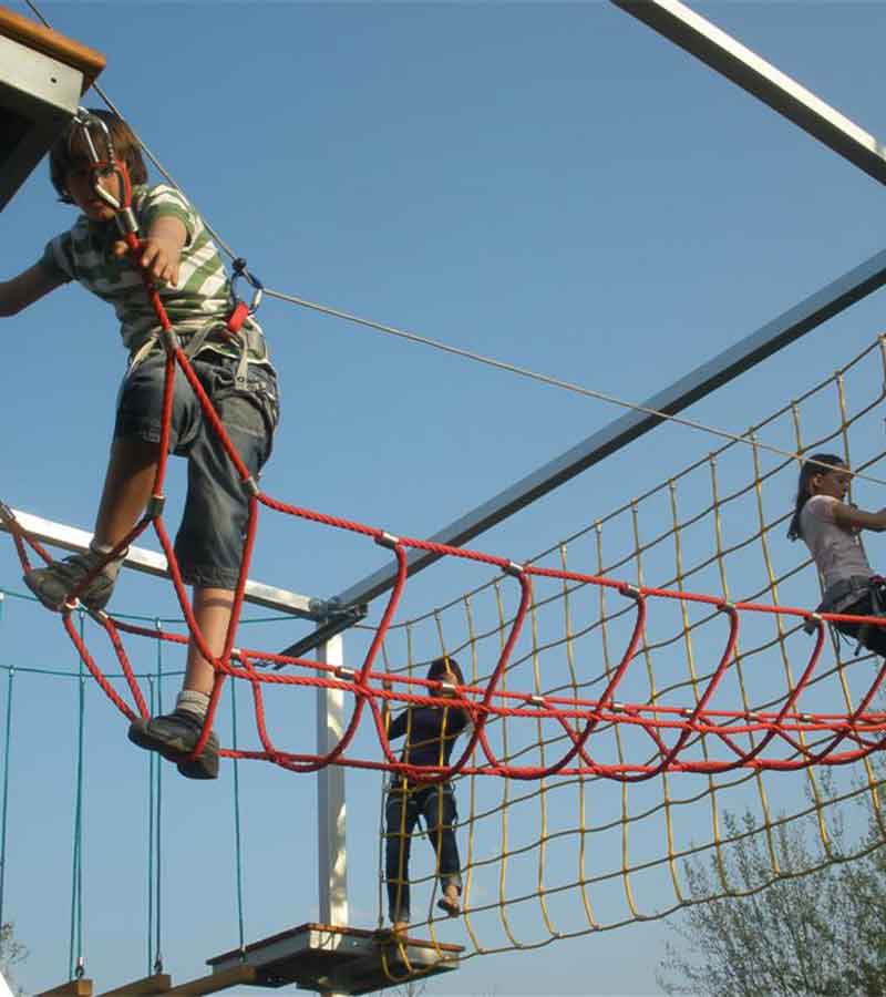 Kinder Hochseilgarten 