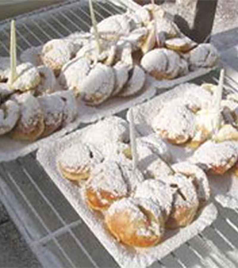 Poffertjes im Marktstand 