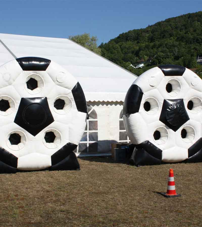 Fussball Torwand rund-stehend 