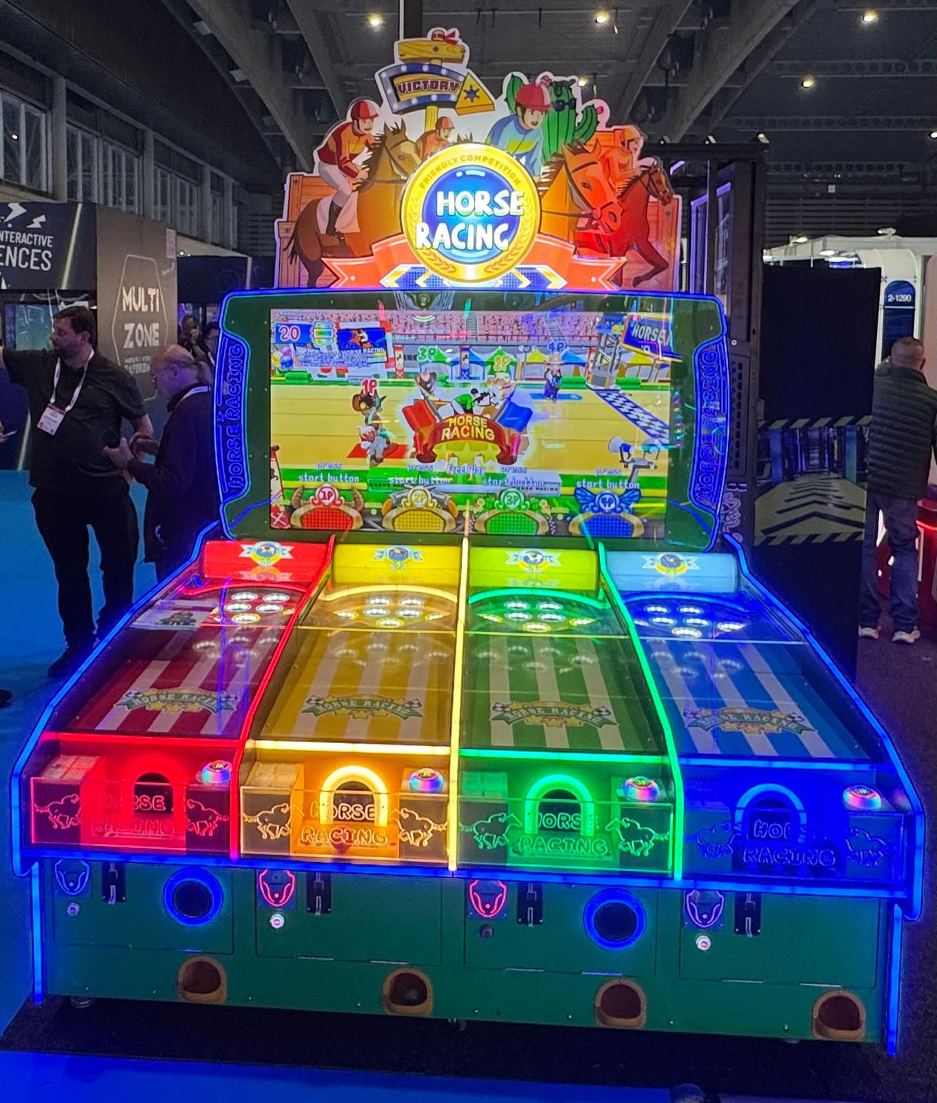 Western Derbyrennen Interaktiv mit 75 Zoll Display