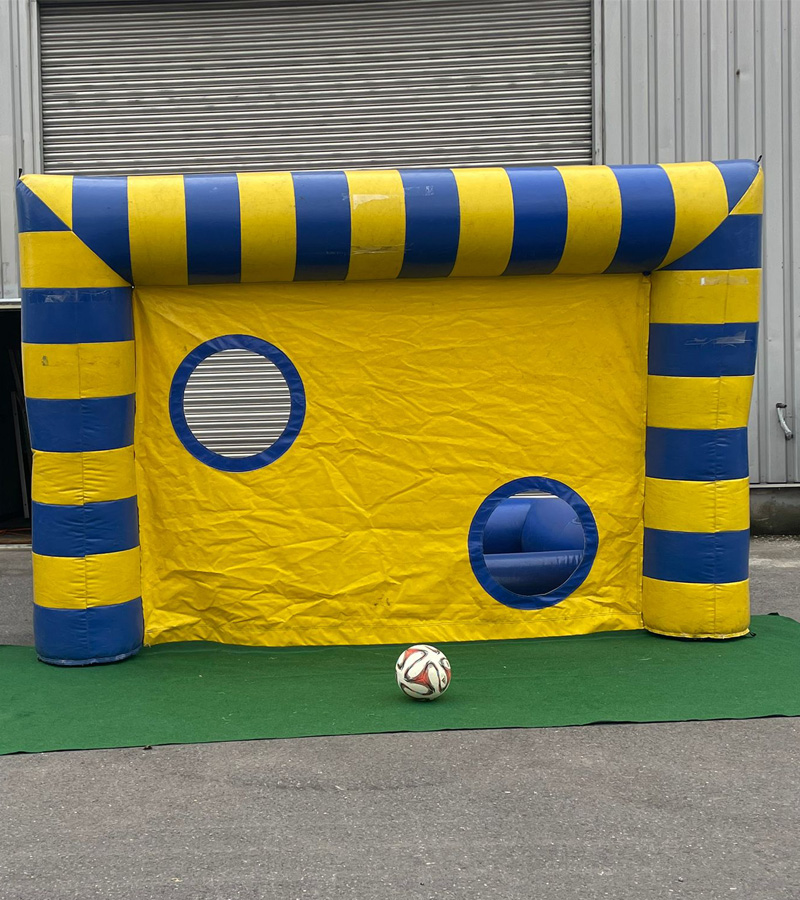 Fussball Torwand Blau/Gelb